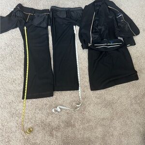 J crew Super 120s Black Three Piece Suit Set